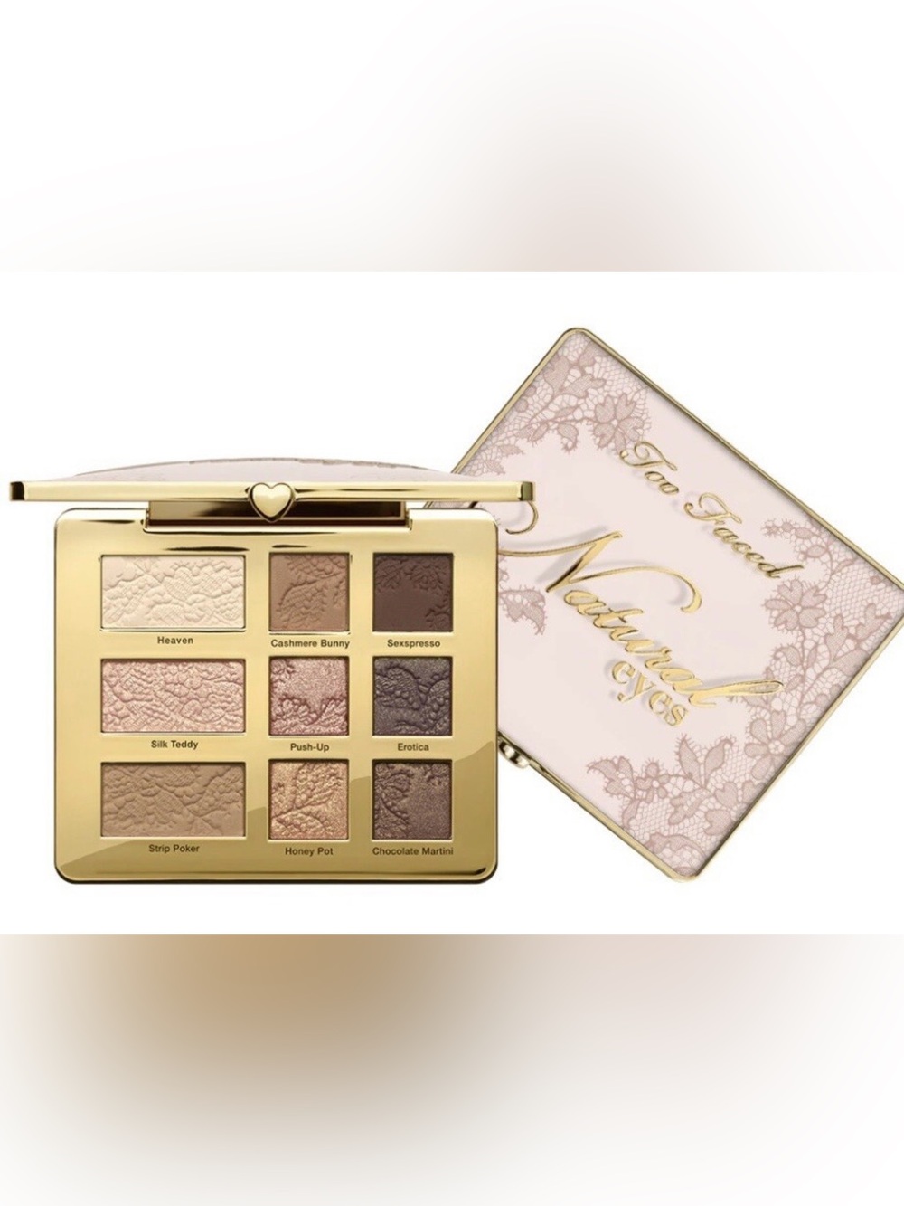 NIB Too Faced Natural Eyes Palette — Nude, Pink & Brown Shades